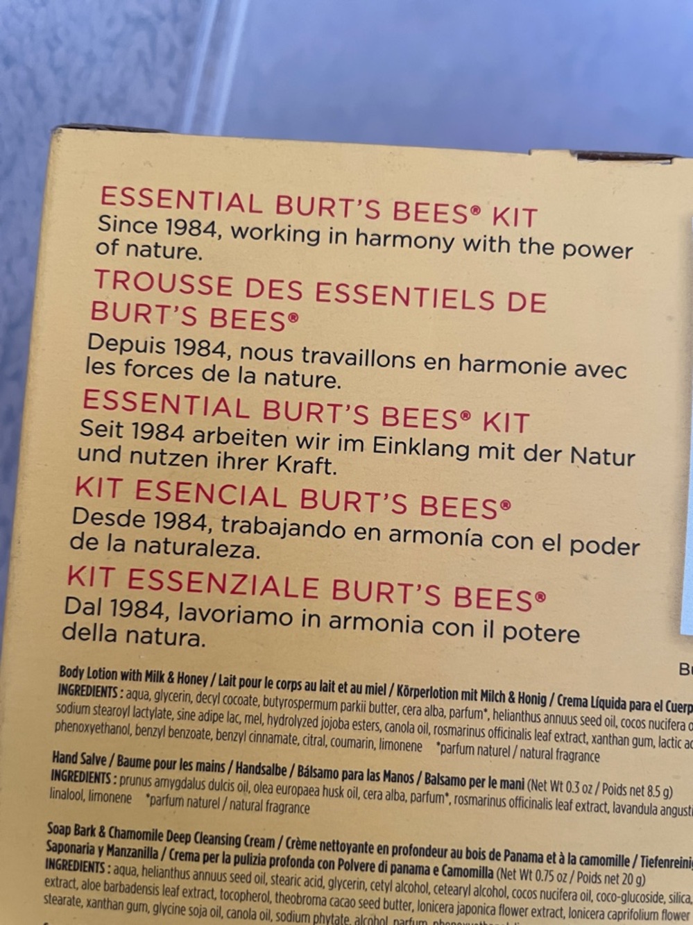 Burt’s Bees Essentials Kit - Picture 3 of 4